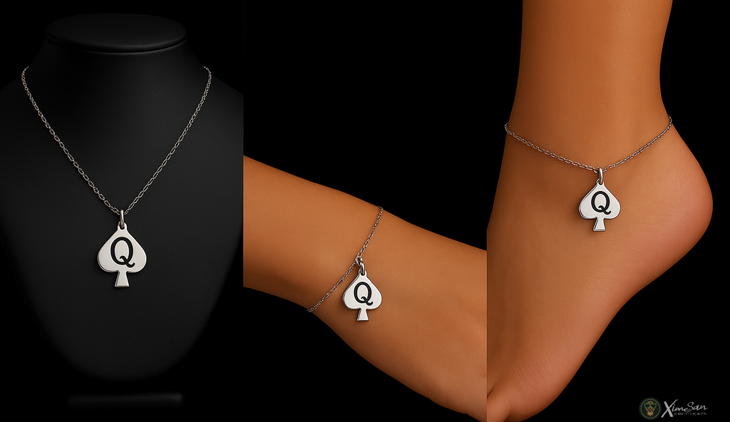 Dije Reina de Picas – Poder y Seducción